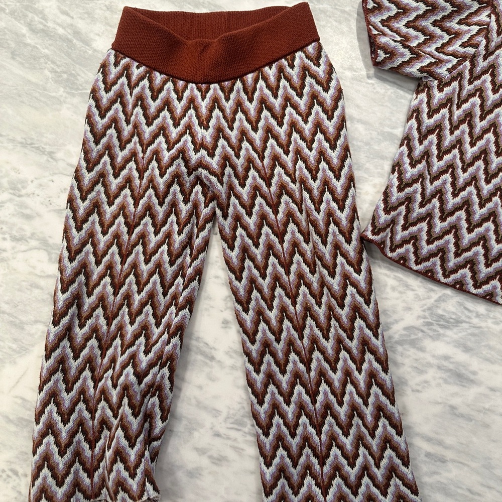 Misha & puff Zigzag Knit Pants